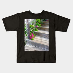 Wooden Stairs Kids T-Shirt